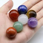 7pcs Chakra Stones Crystal Sphere Ball Reiki Healing Natural Gemstone With Bag