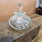 Antique Glass Perfume Bottle With Stopper 5lbs Heavy Glass    