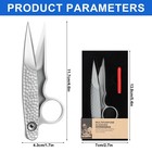 Upgrade Sewing Scissors  Stainless Steel Premium Tailor Scissors  Microcrysta   