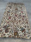 Vintage Beautiful Hand Wool Embroidered Kashmiri Crewel Embroidered Curtain
