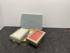 Tiffany   Co Playing Cards Double Deck Glam Rare Red White Velvet Box