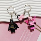 Exclusive Pink Fairy Batman Lego Keychain Valentine s Day Couple Cute Gifts - Us
