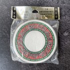 Vintage Coca-cola Drink Coasters Gibson Party Papers Stained Glass Style Set 12