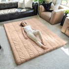 Japanese Floor Mattress Futon Mattress Full Size  Thicken Roll Up Tatami Mat    