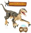 Rc Jurassic Remote Control Dinosaur Toy Realistic Raptor Velociraptor For Boys
