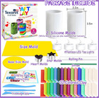 Make Your Own Clay Luminaries - Arts And Crafts Kit For Boys Girls And Teens Age