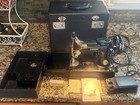Vintage Singer Featherweight Sewing Machine 221-1 W Case Pedal Manual 1947 Video