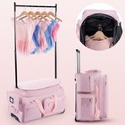 Dance Bag With Garment Rack 28  Pink Dance Costumes Rolling Garment Bags