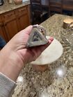 Vintage Slag Glass Kaleidoscope Artist Signed  Hunt 1996