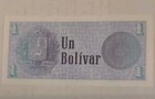 Venezuela 1 Bolivar 1989 Banknote- World Paper Money Crisp Currency Bill Note  