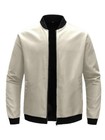Men s Lightweight Bomber Jacket Full Zip Thin Casual Spring Fall Work Coat