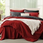 Anluoer King Size Comforter Set  7 Piece Bed In A Bag King Bedding Sets   Rev   