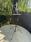 Used Hamilton Sheet Music Stand In Black  Foldable  Adjustable