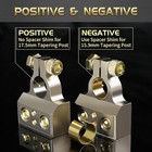 2 4pc Gauge Positive Negative Car Battery Terminal Clamp 0 2 4 Or 8 10connectors