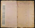 Vintage 19th Century School Register Elk Townshp Jackson County Illinois 1889-94