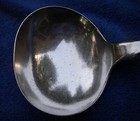 Mystery Canadian      Chinese Export    Silver Gravy Ladle-jw Pseudo Marks-nr