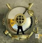 Antique Copper Solid Brass Full Size Divers Diving Helmet Scuba Us Navy Mark V 