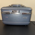 Vintage American Tourister Make Up Train Case Carry On Luggage Posable Mirror
