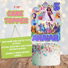 Custum Unicorn Academy Cupcake Cake Toppers Party Supplies Birthday Decoration
