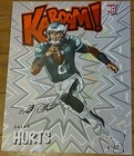 Jalen Hurts Kaboom  Rc Auto Black Ink Rookie    beckett Witness hurts Personal Coa