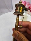 Vtg Tibetan Buddhist Handcrafted Copper Metal Hand Spinning Prayer Wheel-b5