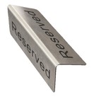 Lot Of 3 Reserved Table Sign By Update International Res-5 ss Black Lettering 2 