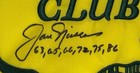 Jack Nicklaus Signed Framed Augusta National Golf Flag W  Years Psa dna Ap98449