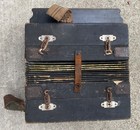 Vintage Antique Hohner Accordian Original Labels