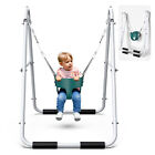Hapfan Toddler Swing Set With Heavy Duty Foldable Stand Baby Swing Outdoorindoor