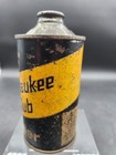 Early Milwaukee Club Schlitz Conetop Beer Can 173-27 4 3 4  Concave Rare Steel