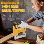 2in1 Brushless Cordless 18ga Brad Nailer For Dewalt 20v Max Battery