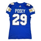 Julian Posey Winnipeg Blue Bombers 2016 Adidas Game Worn Cfl Jersey 