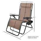 Four Seasons Courtyard Sunny Isles Xl Zero Gravity Outdoor Chairs  3 Pack  Brown