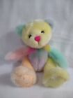  sorbet  Teddy Bear  Easter  Pastel  Rainbow Colors  Lace Feet  Plush Toy