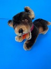 Vintage Steiff Lumpi  Dachshund Dog 1960s Original Collar Button And Tag