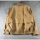 Vintage 80s Pendleton Bomber Jacket Mens Xl Tan Leather Collar Full Zip 70s