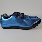 Giant Charge Pro Mens Metallic Blue Carbon Spd Xc Cycling Shoes Sz Us 10 Eu 43
