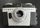 Vintage Argus A-four Camera Cintar F 3 5 44 Mm Lens W  Leather Case Untested