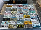 Lot Of 50 Complete Set Of All U s  License Plates--rusty Crusty Craft Condition 