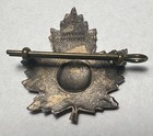 Original Wwi Canada 52nd Infantry Battalion  new Ontario Regiment  Cap Badge