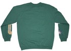 Rick And Morty Chenille Patch Embroidered Crewneck Sweatshirt Green Large Nwot