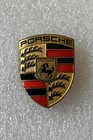 Very Rare Vintage Pin Badge Germany Porsche Automobiles Stuttgart Enamel