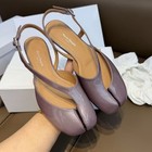 Women s Margiela New Tabi Split Toe Irregular Back Strap Flat Shoes