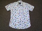 Grateful Dead Productions 2018 Button Down Collar Shirt Dancing Bears skulls M