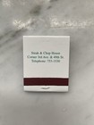 Smith   Wollensky  New York City  Full Classic Unstruck Matchbox