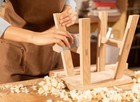 Handmade Solid Wood Stool Milking10 Height Wooden Step Stool Simple Wooden Vikin