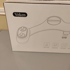 Veken Ultra Slim Dual Nozzle Bidet Sprayer White Adjustable Water Pattern