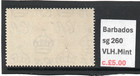 Barbados Gv1 1939 Gen  Assembly 2 1 2d  Sg 260 Vlh mint