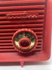 Truetone  Working 4 Tube Am Radio Circa 1957 Red Both Knobs
