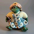 Shelf Sitters 2 Russ Vtg With Tags Al E gator Mrs  Mud Hopper Damaged Foot Photo